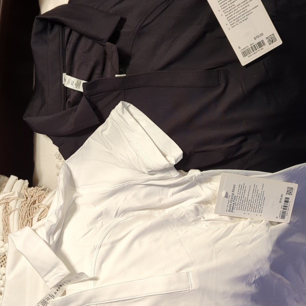 Lululemon quick drying polo shirts